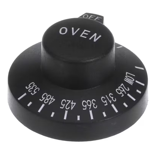 Atosa 301140008 OEM AGR / ATO Replacement Black Range Thermostat Knob