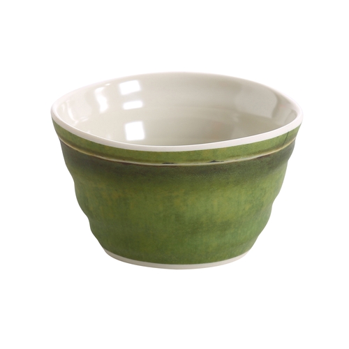 Yanco China BA-403 Bamboo Style Melamine 3.5" dia. 5 oz. Sauce Dish - 4 Doz