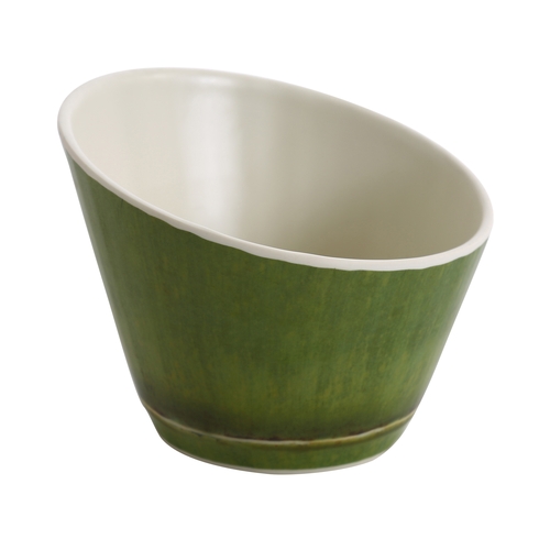 Yanco China BA-406 Bamboo Style Melamine 6.5" dia. 32 oz. Sheer Bowl - 2 Doz