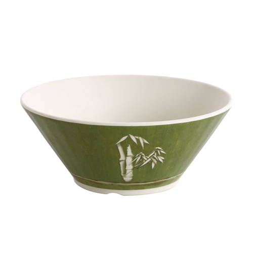 Yanco China BA-505 Bamboo Style Melamine 5.5" dia. 16 oz. Soup Bowl - 4 Doz