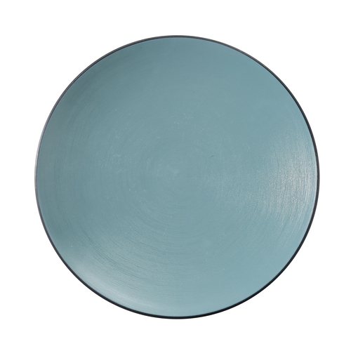 Yanco China BM-111TL Birmingham-Teal Melamine 11.5" dia. Plate - 1 Doz