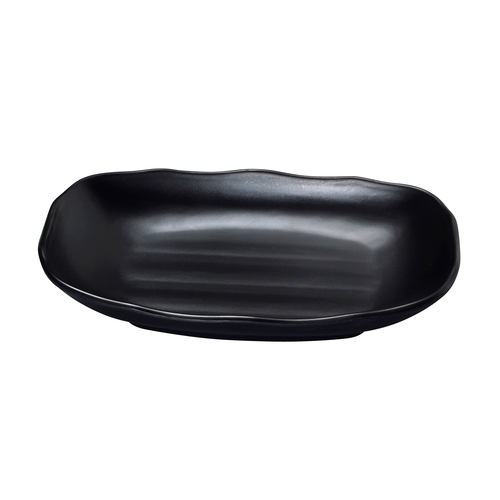 Yanco China BP-2208 Black Pearl Asian Style Melamine 8.5" x 4" Bowl - 4 Doz