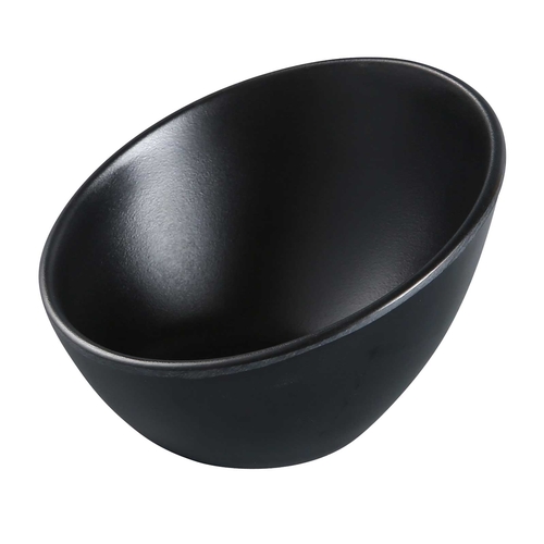 Yanco China BP-3105 Black Pearl Asian Style Melamine 5 oz. Sheer Bowl - 4 Doz