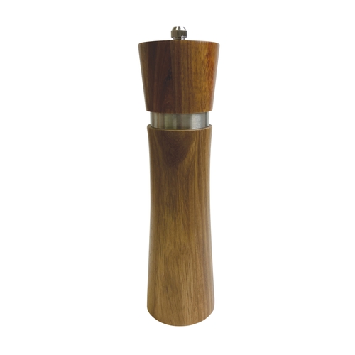 Thunder Group WDPM208 8" Pepper Mill w/ Acacia Wood Finish