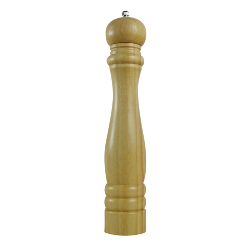 Thunder Group WDPM112BR 12" Pepper Mill w/ Rubberwood Finish