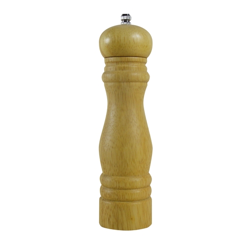 Thunder Group WDPM108BR 8" Pepper Mill w/ Rubberwood Finish
