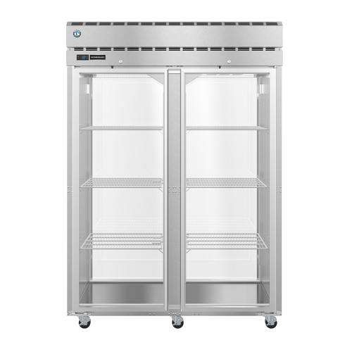 Hoshizaki PT2A-FG-FG 55" Wide Two Section Glass Door Pass-Through Refrigerator