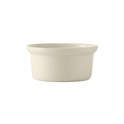 Tuxton China Inc BEB-1206 9.5 oz American White/Eggshell Ceramic Casserole Dish - 1 Dz