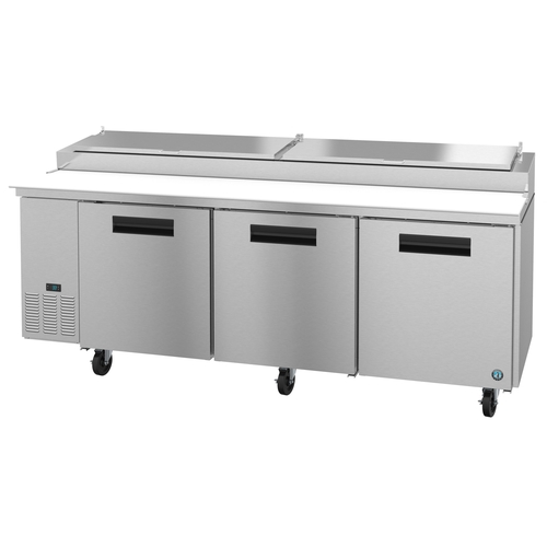 Hoshizaki PR93A 93" Wide 12 Pan Three Section Pizza Prep Table