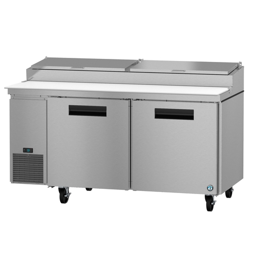 Hoshizaki PR67A 67" Wide 9 Pan Two Section Pizza Prep Table
