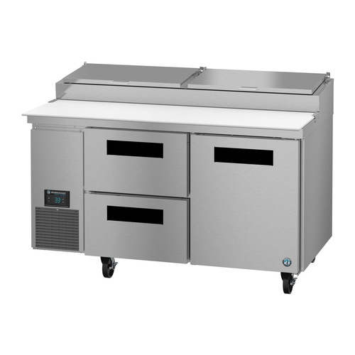 Hoshizaki PR60B-D2 60" Wide 8 Pan Pizza Prep Table With Drawers