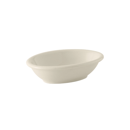 Tuxton China Inc BEK-0501 5 oz. Ceramic American White/Eggshell Fruit Dish - 1 Doz 