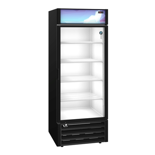 Hoshizaki FM-23-HC-BLK 30" Wide Glass Door Freezer Merchandiser - Black