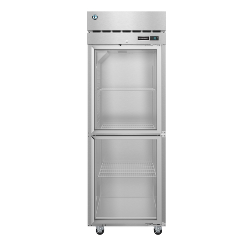 Hoshizaki F1A-HG 27.5" Wide One Section Glass Half Door Reach-In Freezer