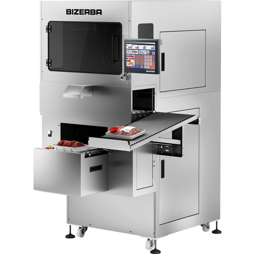 Bizerba B3 WRAPPER Automatic Weigh and Wrap System w/ Integrated Label Applier