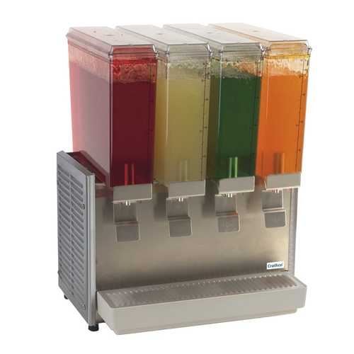 Grindmaster-Cecilware E49-3 Mini-Quad Classic Bubbler Pre-Mix Cold Beverage Dispenser