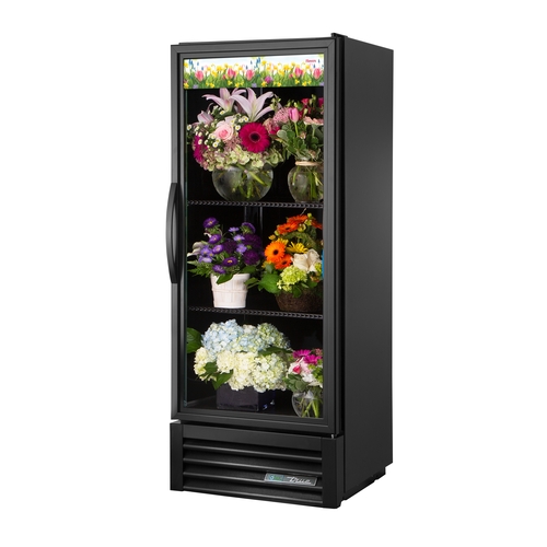 True GDM-12FC-HC~TSL01 25" Refrigerated Single Glass Door Floral Merchandiser