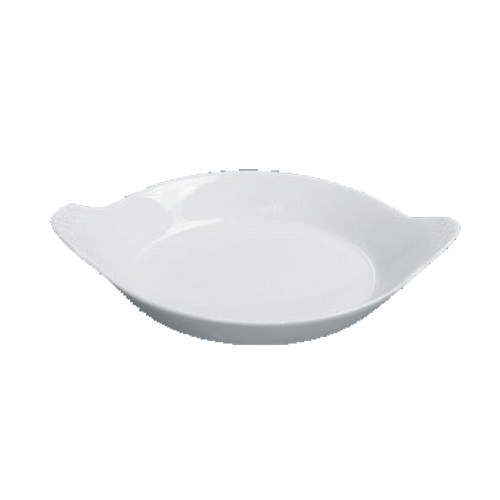 Yanco China FH-7 Accessories White Porcelain 7" dia. French Dish - 6 Each
