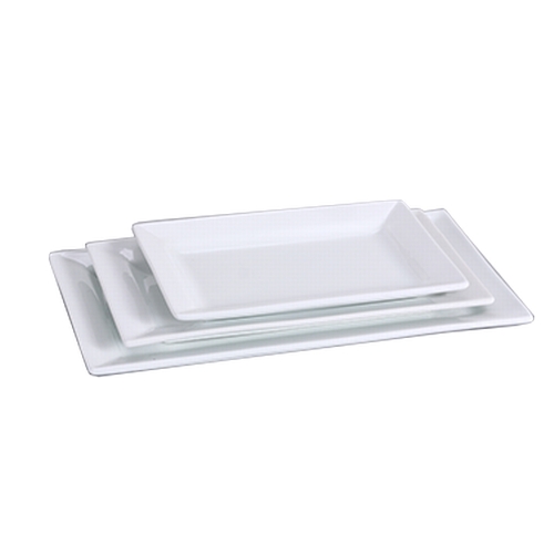 Yanco China LK-214 Lion King Bone White China 14.25" x 7" Rectangular Plate