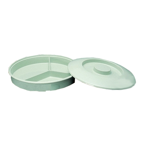 Yanco China NS-608-1T Nessico Tan Melamine 8.25" dia. Divided Deep Server - 1 Doz