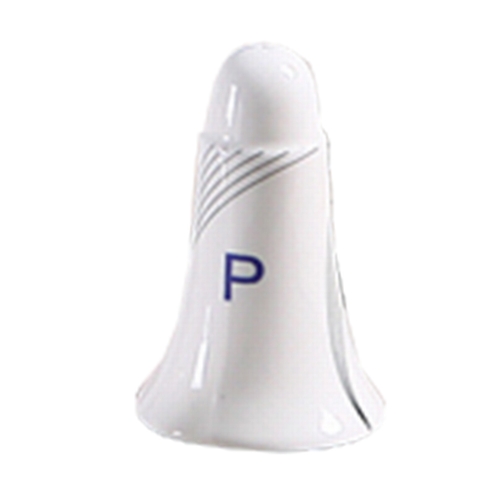 Yanco China UR-PS Urban Line Bone White Porcelain 4"H Pepper Shaker - 4 Doz