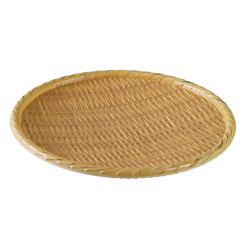 Yanco China WD-512 Bamboo Design Melamine 12" dia. Serving Tray - 1 Doz