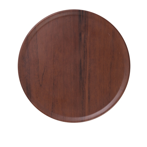 Yanco China WL-1110 Woodland Wood Grain Melamine 10.25" dia. Coupe Plate - 1 Doz