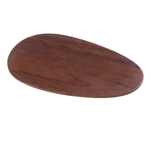 Yanco China WL-210 Woodland Wood Grain Melamine 10.25" x 6.5" Deep Oval Plate