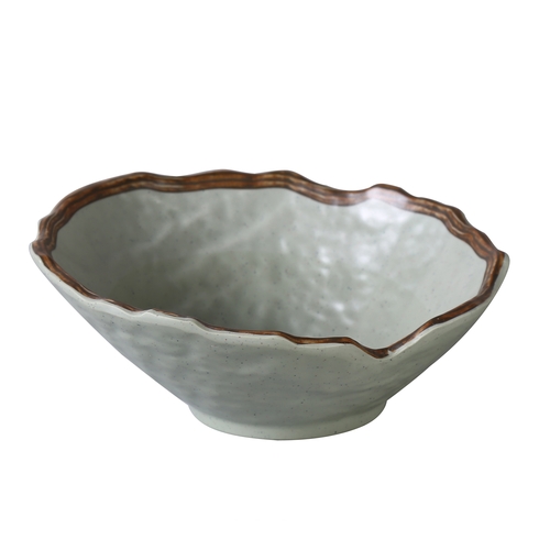 Yanco China YO-5109 Yoto Matte Green Melamine 28 oz. 9" dia. Sheer Bowl - 4 Doz