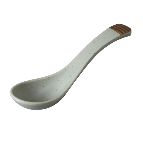 Yanco China YO-7001 Yoto Matte Green Melamine 6"L Wonton Spoon - 6 Doz
