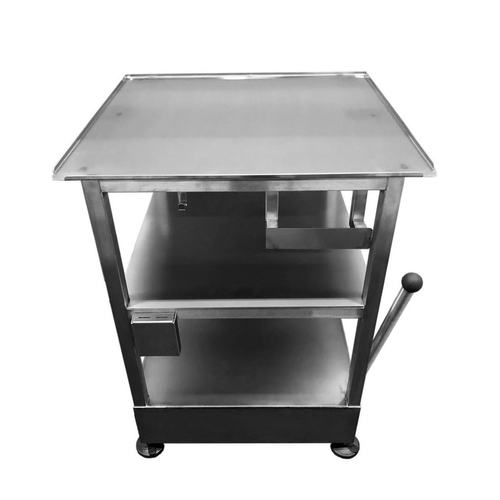 Bizerba SLICER-TABLE-2 26"W x 24"D Equipment Stand w/ Bottom & Mid-Under Shelf