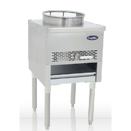 Atosa ATW-13 Stainless Steel Adjustable Valve 13" Wok Range - 110K BTU