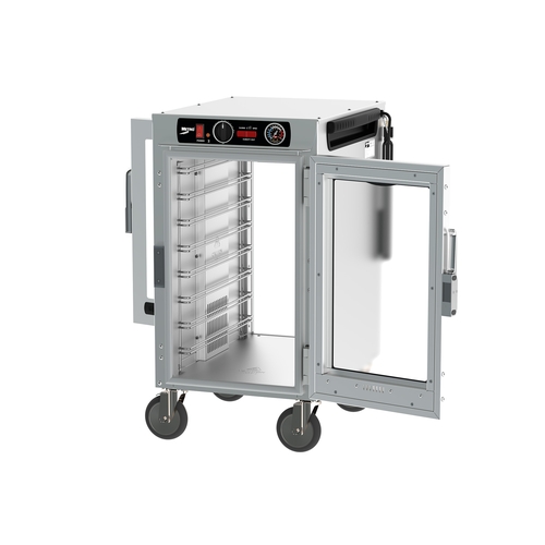 Metro HBCN8-ACPC-M HotBlox 8 Pan Mobile Pass-Thru Insulated Holding Cabinet