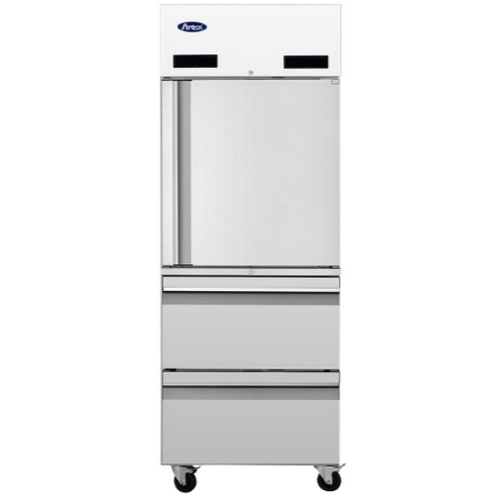 Atosa MBF8020GR-DWR 29" Stainless Steel Dual-Temp Reach-In Refrigerator