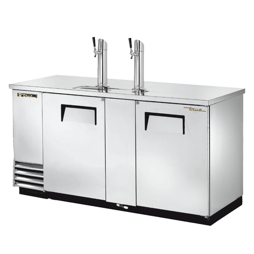 True TDD-3-S-HC 69" Stainless Steel Refrigerated Draft Beer Cooler