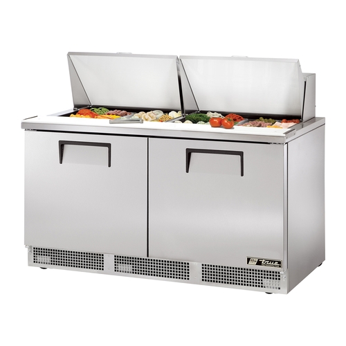 True TFP-64-24M 64" Refrigerated 24 Pan Sandwich/Salad Table w/ 2 Doors
