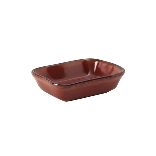 Tuxton China Inc GAR-552 Artisan 8 oz. Red Rock Ceramic Side Dish - 2 Doz 