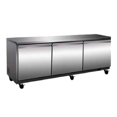 Serv-Ware UCF-72-HC 71-1/2" Three-Section Undercounter Freezer