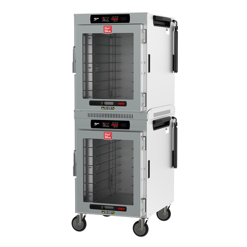 Metro HBCW16-DCPS-M 16 Pan Mobile Pass-Thru Insulated Heated Holding Cabinet