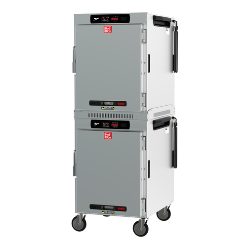 Metro HBCW16-DSPS-M 16 Pan Mobile Pass-Thru Insulated Heated Holding Cabinet