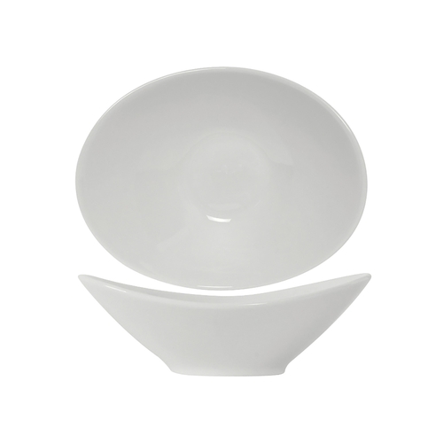 Tuxton China Inc GLP-401 LINX 8 oz. Porcelain White Mini Capistrano Bowl - 1 Doz 