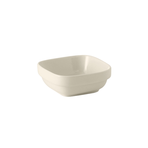 Tuxton China Inc HP1-05A Healthcare 5-1/2 oz. Ceramic American White/Eggshell Dish