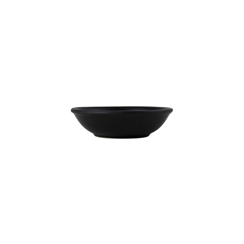 Tuxton China Inc VBD-045G Zion 5-1/2 oz. Matte Black Porcelain Fruit Dish