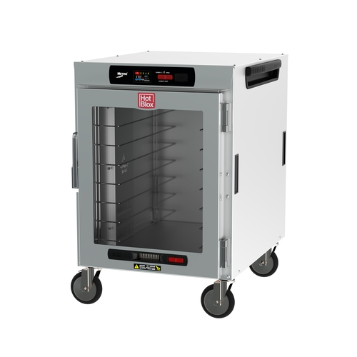 Metro HBCW8-DC-M 8 Pan Mobile Insulated Heated Holding Cabinet