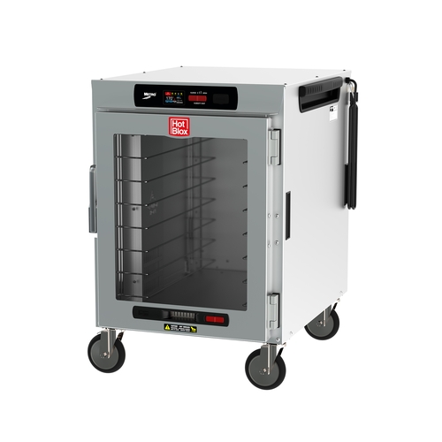 Metro HBCW8-DCPS-M 8 Pan Mobile Pass-Thru Insulated Heated Holding Cabinet