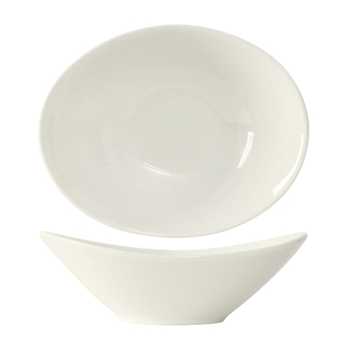 Tuxton China Inc AMU-402 10 oz. Ceramic Pearl White Capistrano Bowl