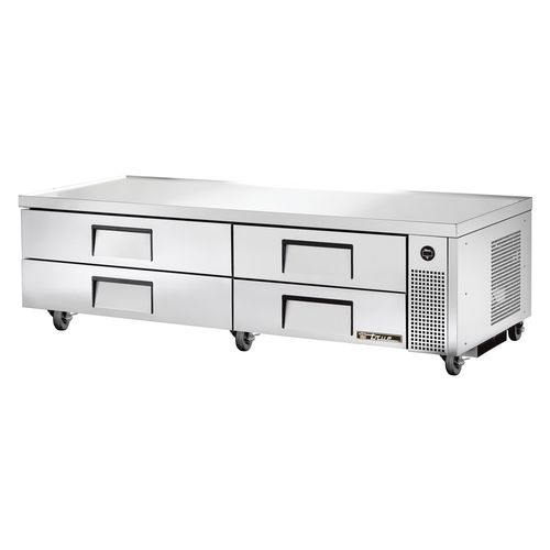 True TRCB-82-HC 82" Stainless Steel (4) Drawer Refrigerated Chef Base