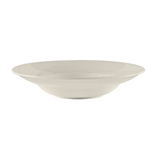Tuxton China Inc ASU-064 San Marino 15-1/2 oz. Ceramic Pearl White Pasta/Salad Bowl
