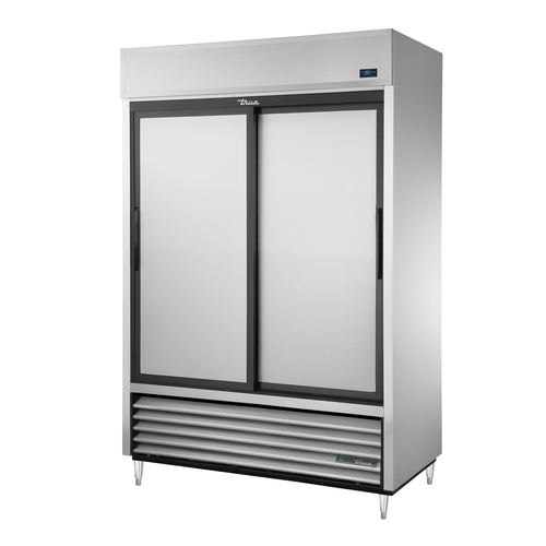True TSD-47-HC 54" Stainless Steel Sliding Door Reach-In Refrigerator