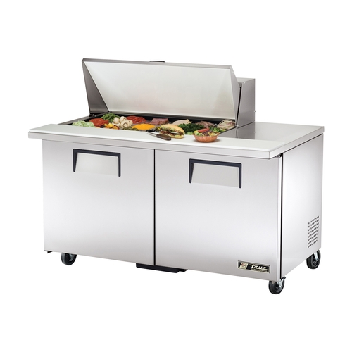 True TSSU-60-18M-B-HC 60" Refrigerated 18 Pan Mega Top Sandwich Prep Table